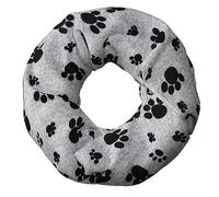 Soul-Cats weicher Kinder Loop Schal mit Tatzen Pfötchen, Farbe: hellgrau