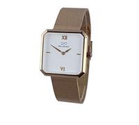 Soul & Saints Premium Damenuhr Edelstahl Elegante Armbanduhr quadratisch rechteckig Damen Uhr eckig mesh Armband Edelstahl Swiss Uhrwerk Saphire Glas Kratzfest 3m 3ATM Wasserfest - Mary (rosé Gold)