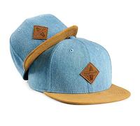 Soulbuddy Cap Herren Cap Kinder - 2er-Set Familien Outfit Set - Vatertagsgeschenk für Papa - Geschenke zum Vatertag - Papa Geschenk - Hellblau - One Size und Kids L