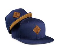 Soulbuddy Cap Herren Cap Kinder - 2er-Set Familien Outfit Set - Vatertagsgeschenk für Papa - Geschenke zum Vatertag - Papa Geschenk - Dunkelblau - One Size und Kids S