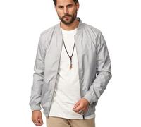 Soulstar Herren Blouson-Jacke leichte Übergangsjacke Dünne Bomberjacke mit Baseball Stehkragen Men's Jacket für Männer S2N_VESTE-Grey-M
