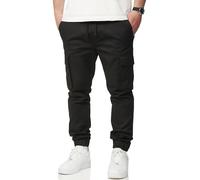 Soulstar Herren Cargohose - Jogger Jeans-Hose mit Seitentaschen - Chinohose mit Elastischem Bund - Freizeithose für Männer