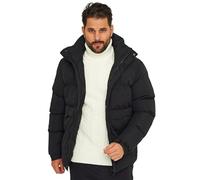 Soulstar Herren Winterjacke mit Kapuze Steppjacke Pufferjacke Outdoorjacke Übergangsjacke Mens Jacket S2_MJ-CREATIVE-J24-Black-S