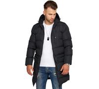 Soulstar Herren Winterparka Winter-Jacke mit Kapuze