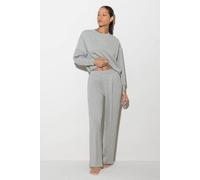 Soulwear Hose lang | mit Bügelfalte | Pure Softness silver grey melange L
