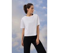 Soulwear Oversized Yoga T-Shirt Natural aus Bio-Baumwolle Weiss XS