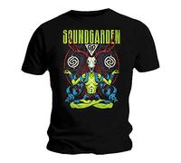 Soundgarden Herren T-Shirt Schwarz Schwarz Gr. XL, Schwarz