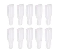 sourcing map 10Stk Regenschirm Anschluss Kopf Perlen 10x5mm Loch Durchmesser 34mm Länge PP Plastik Regenschirm Komponenten für Doppelt Knochen Regenschirm Abdeckung Teile Grau