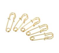sourcing map 20 Stück Sicherheitsnadeln 2.7cm Groß Safety Pins Metall-Sicherheitsnadeln für Decken Röcke Handwerk Brosche Herstellung Goldton