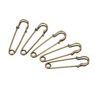 sourcing map 20 Stück Sicherheitsnadeln 3.8cm Groß Safety Pins Metall-Sicherheitsnadeln für Decken Röcke Handwerk Brosche Herstellung Bronze Ton