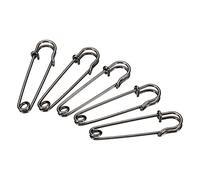 sourcing map 20 Stück Sicherheitsnadeln 5cm Groß Safety Pins Metall-Sicherheitsnadeln für Decken Röcke Handwerk Brosche Herstellung Schwarz
