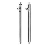 sourcing map 2Stk Schnellverschluss-Federsteg 1.8mm Durchmesser 24mm Breite Edelstahl Uhr Stifte Quick Release Federstege Armband für Uhrenarmbänder