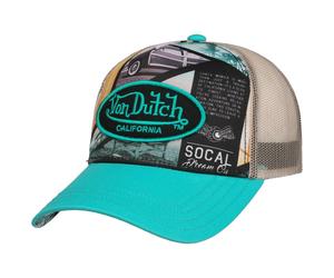 South California Trucker Cap by Von Dutch türkis One Size