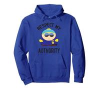 South Park Cartman Respect My Authority Pullover Hoodie, Unisex für Erwachsene, Königsblau, S