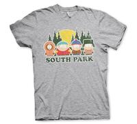 South Park Offizielles Lizenzprodukt Distressed Herren T-Shirt (Heather Gray), L