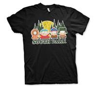 South Park Offizielles Lizenzprodukt Distressed Herren T-Shirt (Schwarz), XL