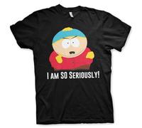 South Park Offizielles Lizenzprodukt Eric Cartman - I Am So Seriously Herren T-Shirt (Schwarz), M