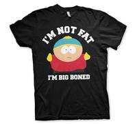 South Park Offizielles Lizenzprodukt I'm Not Fat I'm Big Boned Herren T-Shirt Groß & Hoch Herren T-Shirt (Schwarz), 5XL