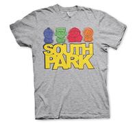 South Park Offizielles Lizenzprodukt Sketched Herren T-Shirt (Heather Gray), M