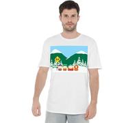 South Park Unisex Bus Stop T-Shirt, weiß, M