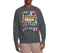 South Park Unisex Full Cast Crew Sweatshirt, anthrazit, XL