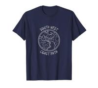 South West Coast Path SWC Lands End Küste Trail Cornwall T-Shirt