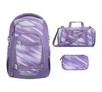 Southbag coocazoo Mate Schulrucksack-Set 3tlg inkl. Schlamperbox und Sporttasche (Arctic Lights)