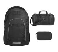 Coocazoo Schulrucksack-Set MATE – 3-tlg. mit Sporttasche & Schlamperbox – Schwarz