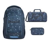 Southbag coocazoo Mate Schulrucksack-Set 3tlg inkl. Schlamperbox und Sporttasche (Blue Orbit)