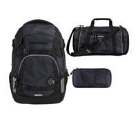 Southbag coocazoo Mate Schulrucksack-Set 3tlg inkl. Schlamperbox und Sporttasche (Dark Mission)