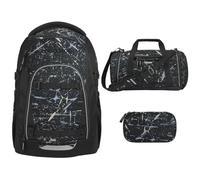 Southbag coocazoo Mate Schulrucksack-Set 3tlg inkl. Schlamperbox und Sporttasche (Reflective Splash V2)