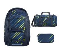 Southbag coocazoo Porter Schulrucksack-Set 3tlg inkl. Sporttasche und Schlamperbox (Fast Lime)