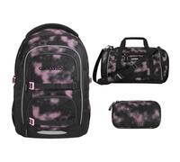 Southbag coocazoo Porter Schulrucksack-Set 3tlg inkl. Sporttasche und Schlamperbox (Pink Illusion V2)