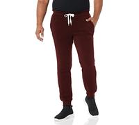 Southpole Herren 1570 Basic Active Fleece Jogger Sweatpants Trainingshose, Burgunderrot (A), Groß