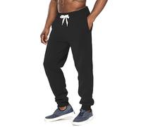 Southpole Herren 1570 Basic Active Sweatpants Fleece Jogger, Schwarz, X-Klein