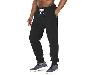 Southpole Herren 1570 Basic Active Sweatpants Fleece Jogger, Schwarz, X-Klein