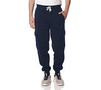 Southpole Herren Active Basic Jogger Fleece Pants Jogginghose, Marineblau (Cargo), XL