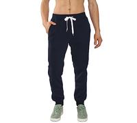 Southpole Herren Active Basic Jogger Fleece Pants Jogginghose, new navy, M