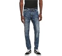 Southpole Herren Stretch Signature Denim Hose, md.Sand Blue, 30/32