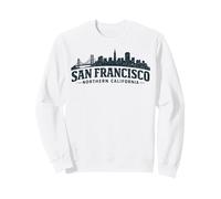 Souvenir mit Blick auf die Skyline der Golden Gate Bridge von San Francisco Sweatshirt