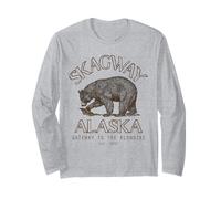 Souvenir vom Skagway, Alaska, Tor zum Klondike-Nationalpark Langarmshirt