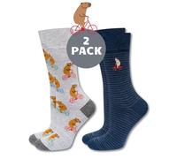 soxo Capybara Socken Damen Geschenke Für Männer Herren Bunte Lustige Socks Geschenk Für Frauen 40-45 Capybara Fahrrad 2 Paar