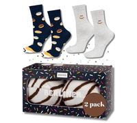 soxo Cupcake Eis Damen Socken Geschenke Frauen Lustige Geschenk Bunte Damensocken 35-40 Berliner 2 Paar