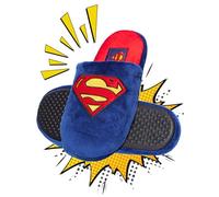 soxo DC Comics Superman Hausschuhe Herren Cozy Slipper Lustig Pantoletten 41-42 Superman Hausschuhe