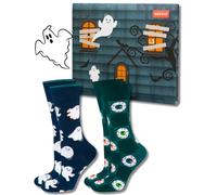 soxo Halloween Socken Herren Lustige Bunte Baumwolle Männer Socke Geschenke Socks 40-45 2 Paar