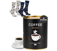 soxo Kaffee Socken Herren Geschenke Für Frauen Lustige Männer Geschenk Bunte Damen 40-45 Coffee Beans 2 Paar