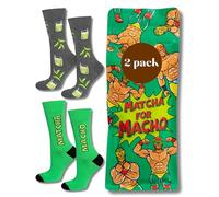 soxo Tee Socken Damen Bunte Damensocken Lange Baumwollsocken Männer Herren 40-45 Matcha 2 Paar