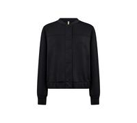 Cardigan SOYACONCEPT "SC-BANU 225", Damen, Gr. S, schwarz, Web, Obermaterial: 48% Modal, 48% Polyester, 4% Elasthan, unifarben, regular fit normal, Rundhals, Strickjacken (16556007-S) schwarz