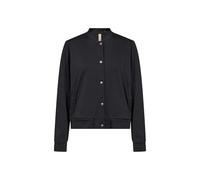 Blouson SOYACONCEPT "SC-DANIELA 11", Damen, Gr. XL, schwarz, Web, Obermaterial: 73% Polyester, 19% Viskose, 8% Elasthan, unifarben, modisch, Langarm, Jacken (46047239-XL) schwarz