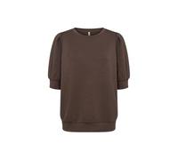 SOYACONCEPT Damen Shirt SC-Banu, Rundhals, Kurzarm, Baumwolle, Hot Fudge, M